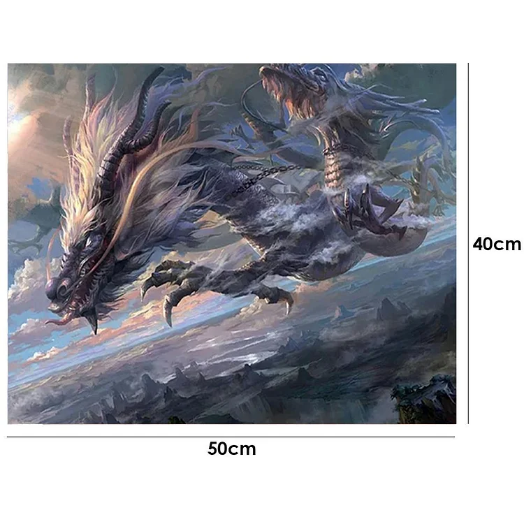 Dragon -Full Round Drill Diamond Painting -40*40CM