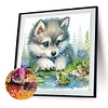 Diamond Painting-DIY Crystal Rhinestone Wolf