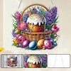 Easter 2D Flat DIY Hanging Diamond Art Ornament Home Window Pendant (Easter Egg)