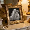 Starlit Beaded White Wolf Special Shaped 5D DIY Partial Drill Diamond Painting Kits for Adults Beginners Home Decor Diamonds Dots Gem Art Kits 11.81 X11.81inch