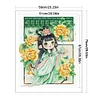 (US Local)Girl -11CT Stamped Cross Stitch Kit(59x75cm)