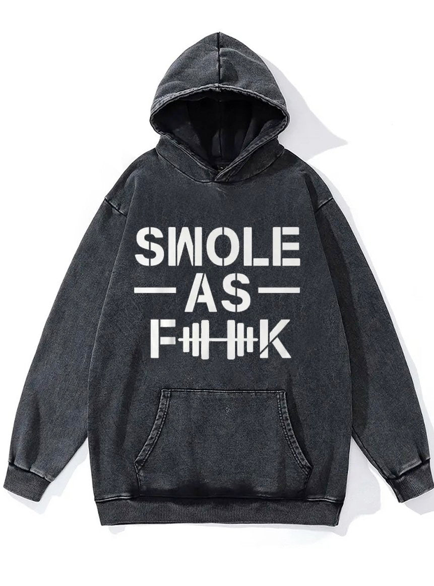 Swole As F()K Washed Gym Hoodie