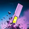 Rechargeable Mini LED Flashlight W/ Magnetic&Clip for Home Camping Emergency Use