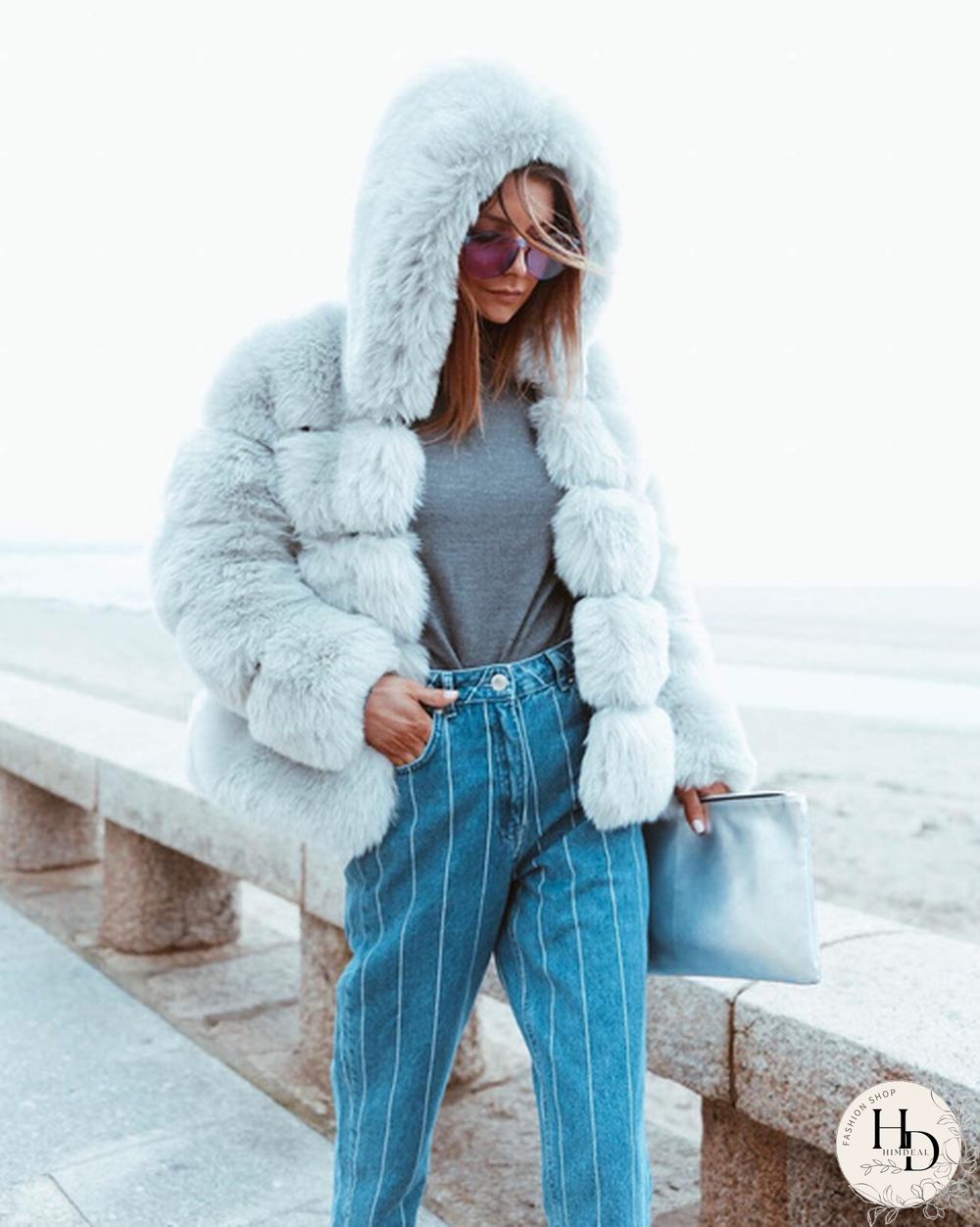 Womens Winter parkas casual & outwear hoodies coats furcoats woman clothes warm jacket