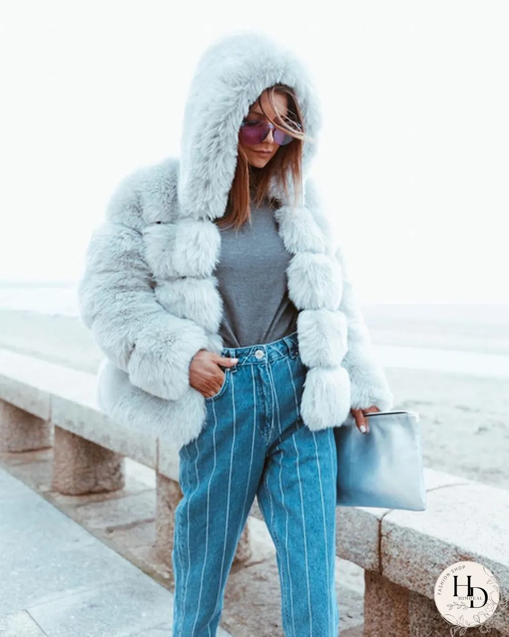 Womens Winter parkas casual & outwear hoodies coats furcoats woman clothes warm jacket
