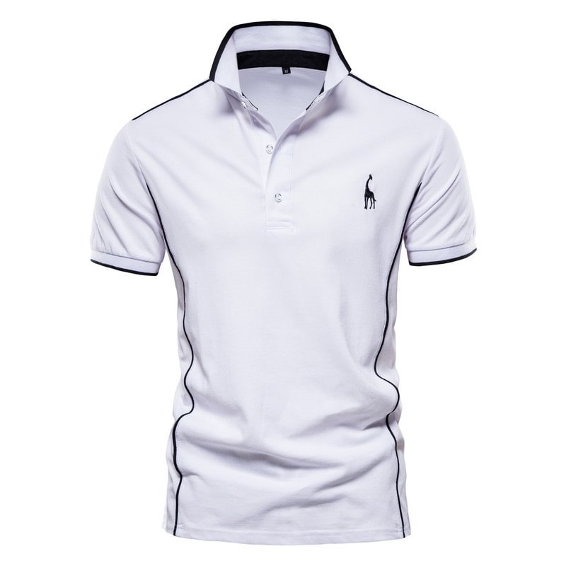 Solid Color Casual Men's Polo T-shirts