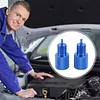 2 Pcs Brake Proportioning Valve Bleeder Tool Aluminum Alloy Valve Bleeding Tool for Disc/DISC/DRUM PV2 PV4 Combination Valves