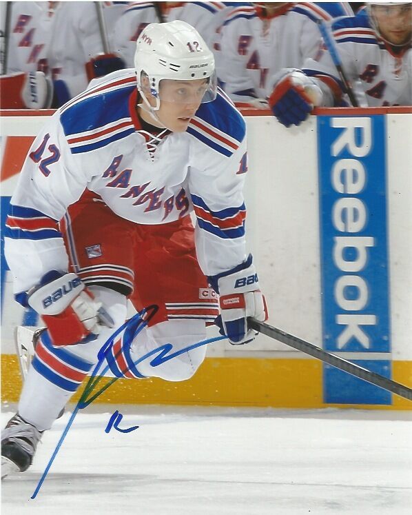 New York Rangers Jespar Fast Autographed Signed 8x10 Photo Poster painting COA