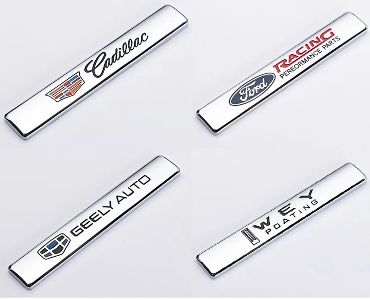 Car Stickers Metal Modified Side Label Decorative Car Stickers（2PCS）