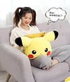 Licensed Head Pikachu Super Soft Short Plush Doll Pillow - Free Shipping - Pokemon [In Stock]