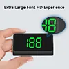 Car HUD Head Up Display Plug and Play GPS Digital Speedometer for Truck Vehicles
