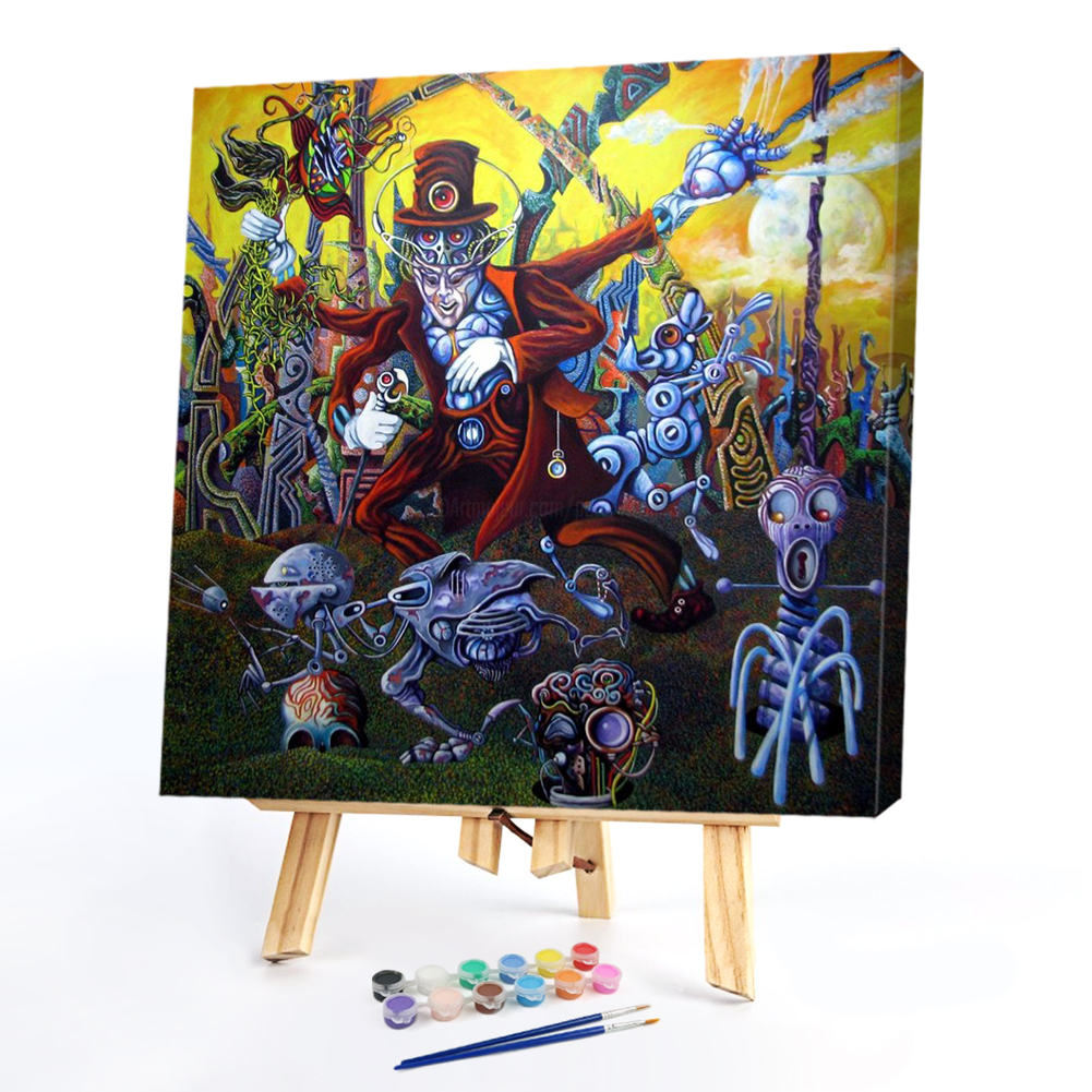 

40*40CM - Paint By Numbers - Abstract World, 501 Original