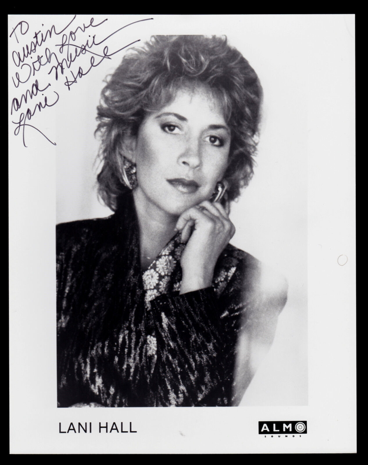 Lani Hall Hand Signed Autographed 8x10 Promo Photo Poster painting Pop Singer Sun Down Lady