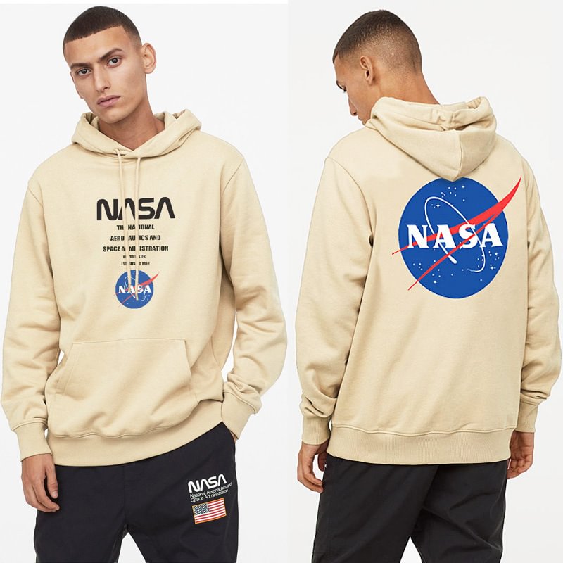 NASA Sweatshirts Astronaut NASA Hoodie Plus Fleece Hoodie