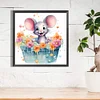 Diamond Painting -DIY Round Drill Mice in The Bath(40x40cm)
