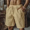  Men's Casual Drawstring Shorts with Side Pockets - Perfect for Summer Outings by Inlyline