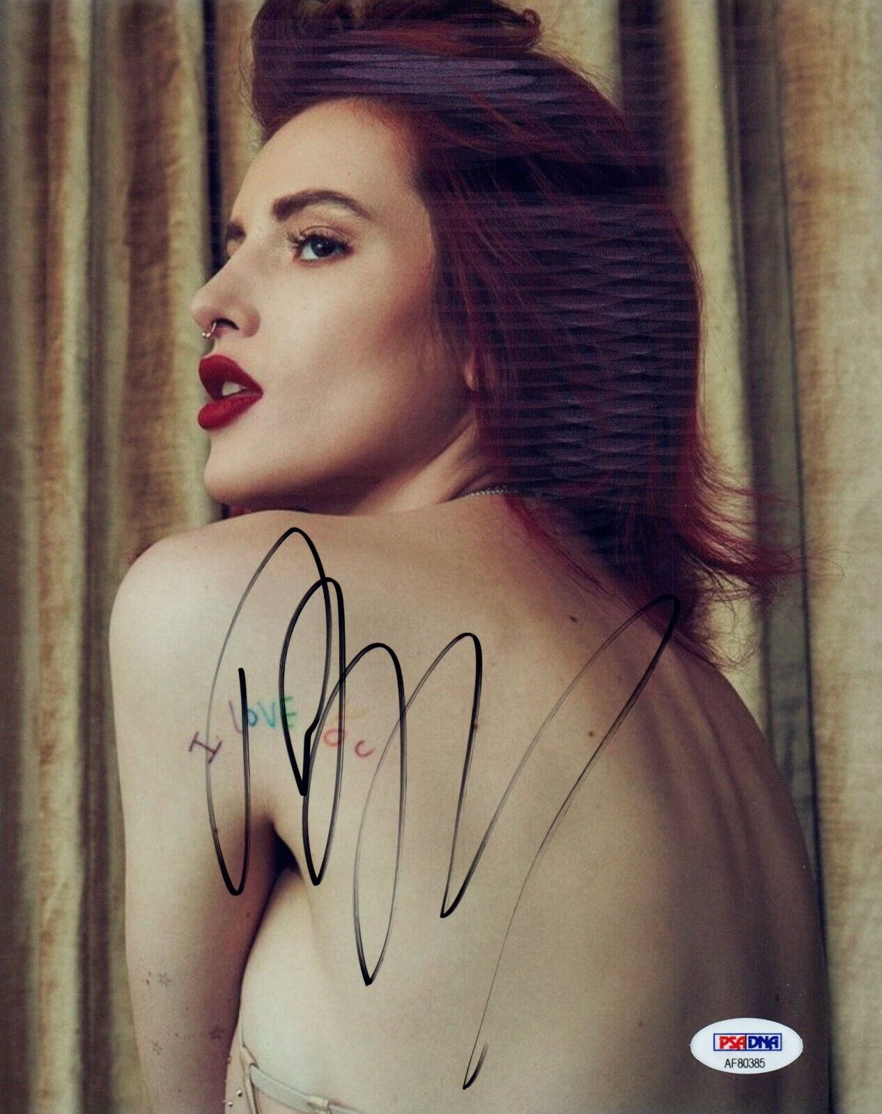 Bella Thorne Signed Autographed 8x10 Photo Poster painting Sexy Actress PSA/DNA COA