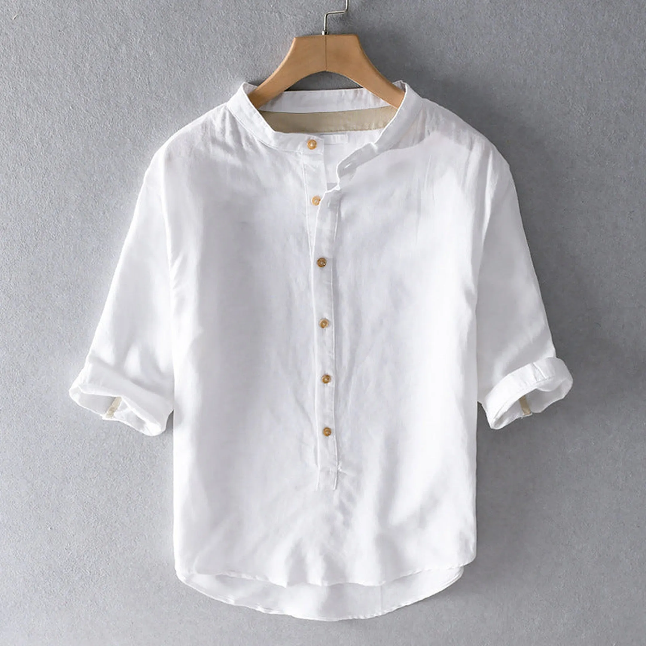 Men's Firenze Linen Blend Shirt &ndash; Tailored Smart-Casual Fit