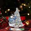 DIY Christmas Snowman Diamond Painting Desktop Ornaments