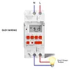 Wide Voltage AC 85-265V Astronomical Timer Switch Din Rail Sunrise Sunset Timer