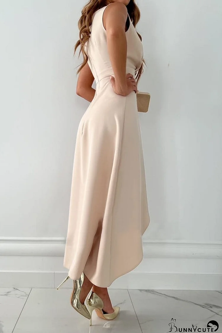 Unique Ruffle Midi Dress