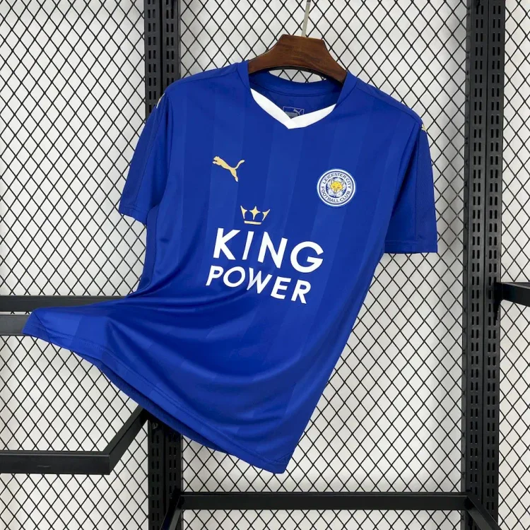 Leicester City 15/16 Retro Home Football Jersey
