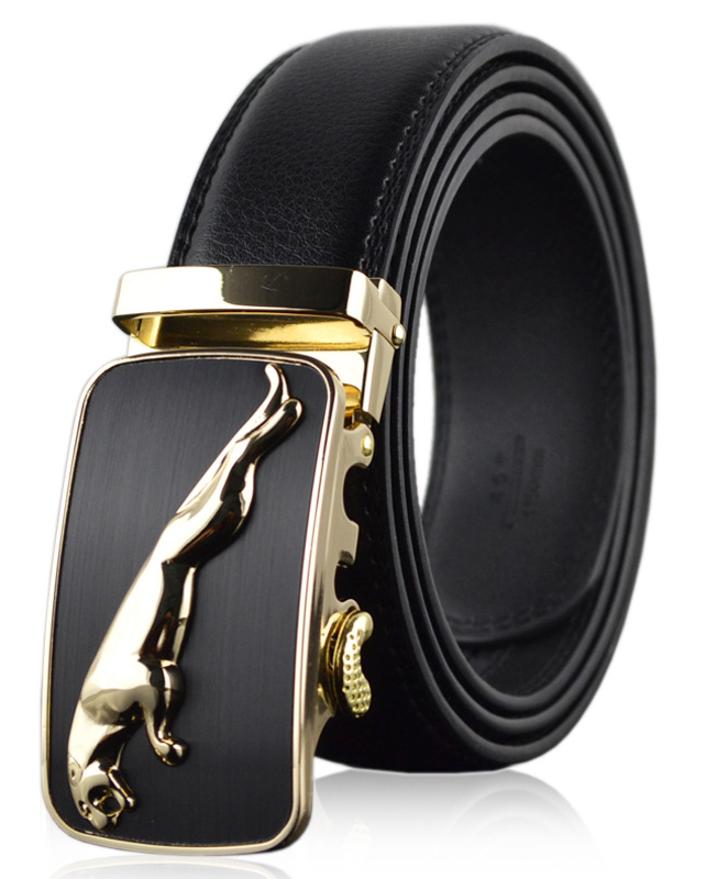 PU Leather Automatic Buckle Belt