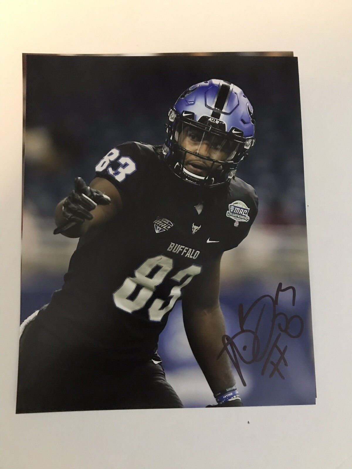 Anthony Johnson Buffalo Bulls signed autographed 8x10 football Photo Poster painting C