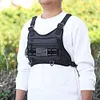 Unisex Front Chest Pack Breathable Lightweight Front Vest Bag Hip Hop Streetwear