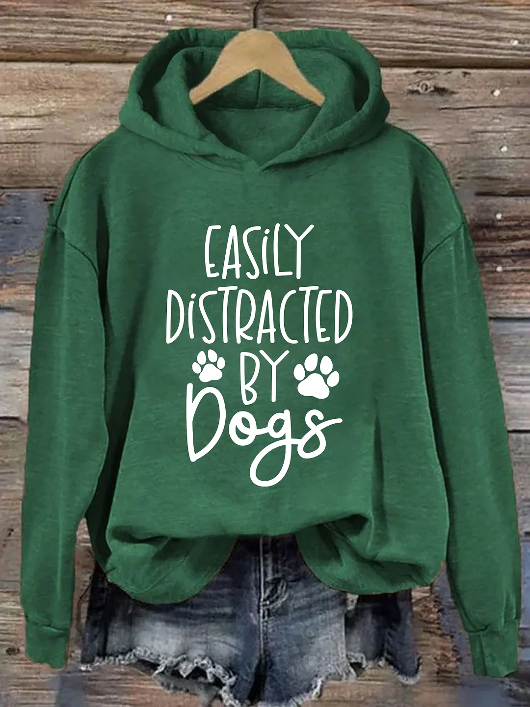 Easily Distracted By Dogs Hoodie