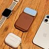 PW08 3-in-1 Folding Wireless Charger with Metal Full Leather Multi-functional Stand Wireless Charger