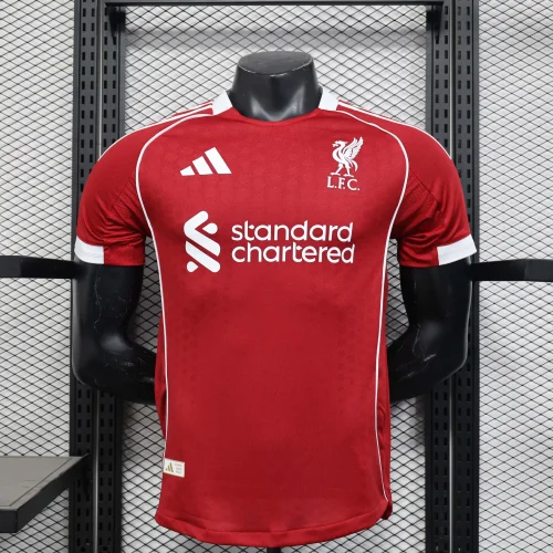 2025/2026 Player Version Liverpool Home Football Shirt 1:1 Thai Quality