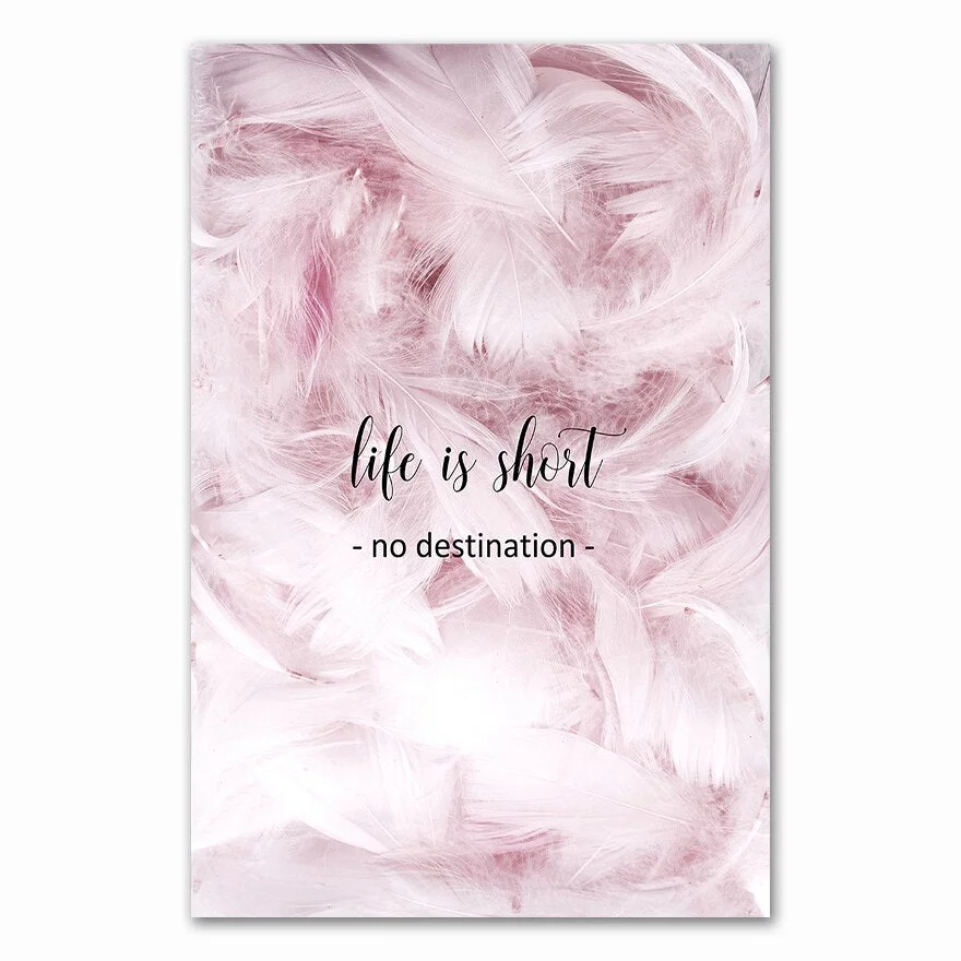 Eiffel Tower Girl Wall Art Canvas Fashion  Pink City Landscape Print Painting Nordic Decoration Picture Living Room Decor