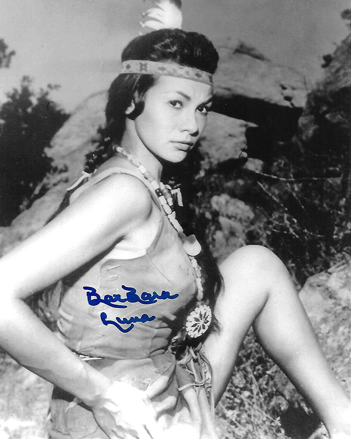 Barbara Luna Original Autographed 8X10 Photo Poster painting #17 signed @Hollywoodshow