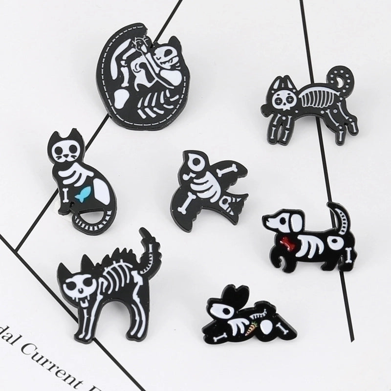 Cartoon Style Pin Alloy Plating No Inlaid Unisex Brooches