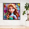 (40*40cm)DIY Square Partial AB Drill Diamond Painting - Princess