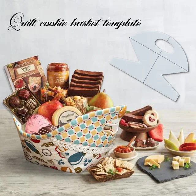 Acrylic Cookie Basket Bag Templates