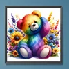 Diamond Painting-DIY Full Round Drill Cute Color Bear