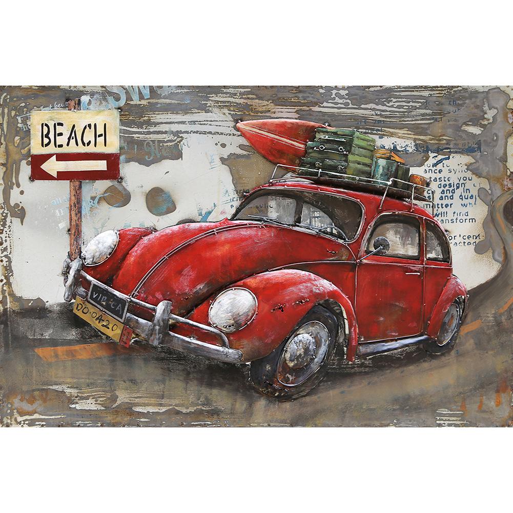 

40*30CM - Square Drill Diamond Painting - Car, 501 Original
