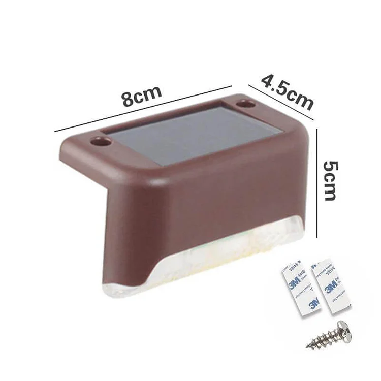 LED Solar Lamp Path Staircase Outdoor Waterproof Wall Light