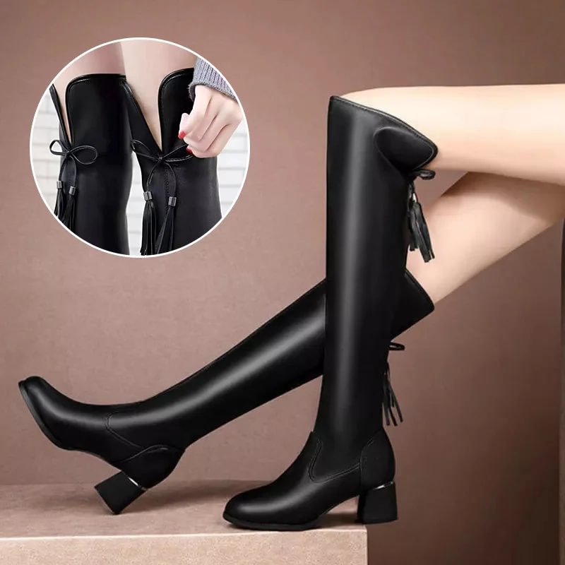 Autumn Winter Keep Warm Women Boots Over The Knee Boots Woman High Resilience | IFYHOME