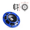 2Pcs/Set Universal Hella 12V 115DB Electric Blast Tone Air Horn Kit (Blue)