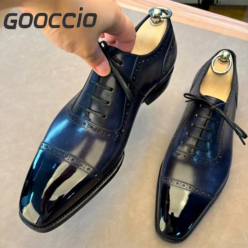 GS183 Prenium Calf Skin Dress Shoes/Oxford Shoes For Men GOOCCIO   