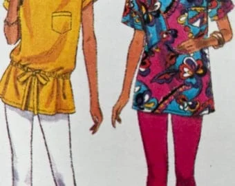 pornhint Pornhint Butterick 5384 FF Fast & Easy 9 Mix and match Garments. Jacket with hood, tops, leggings, skirts and headbands. Uncut. Very Easy. Size6,8,10