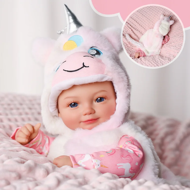 Babeside Smiling Reborn Baby Sena&nbsp;17" Poseable & Structured Newborn Girl Healing of the Heart