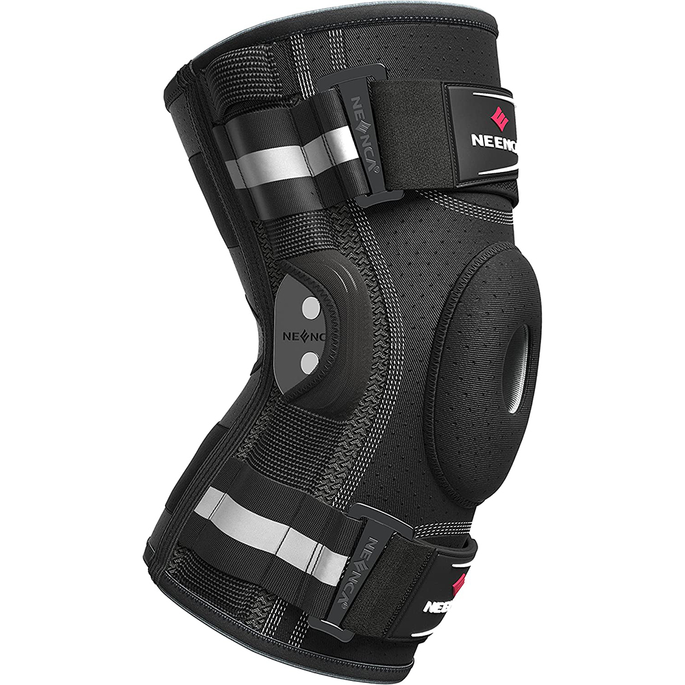 Likron Watches NEENCA Hinged Knee Brace with Side Stabilizers for Comprehensive Knee Support
