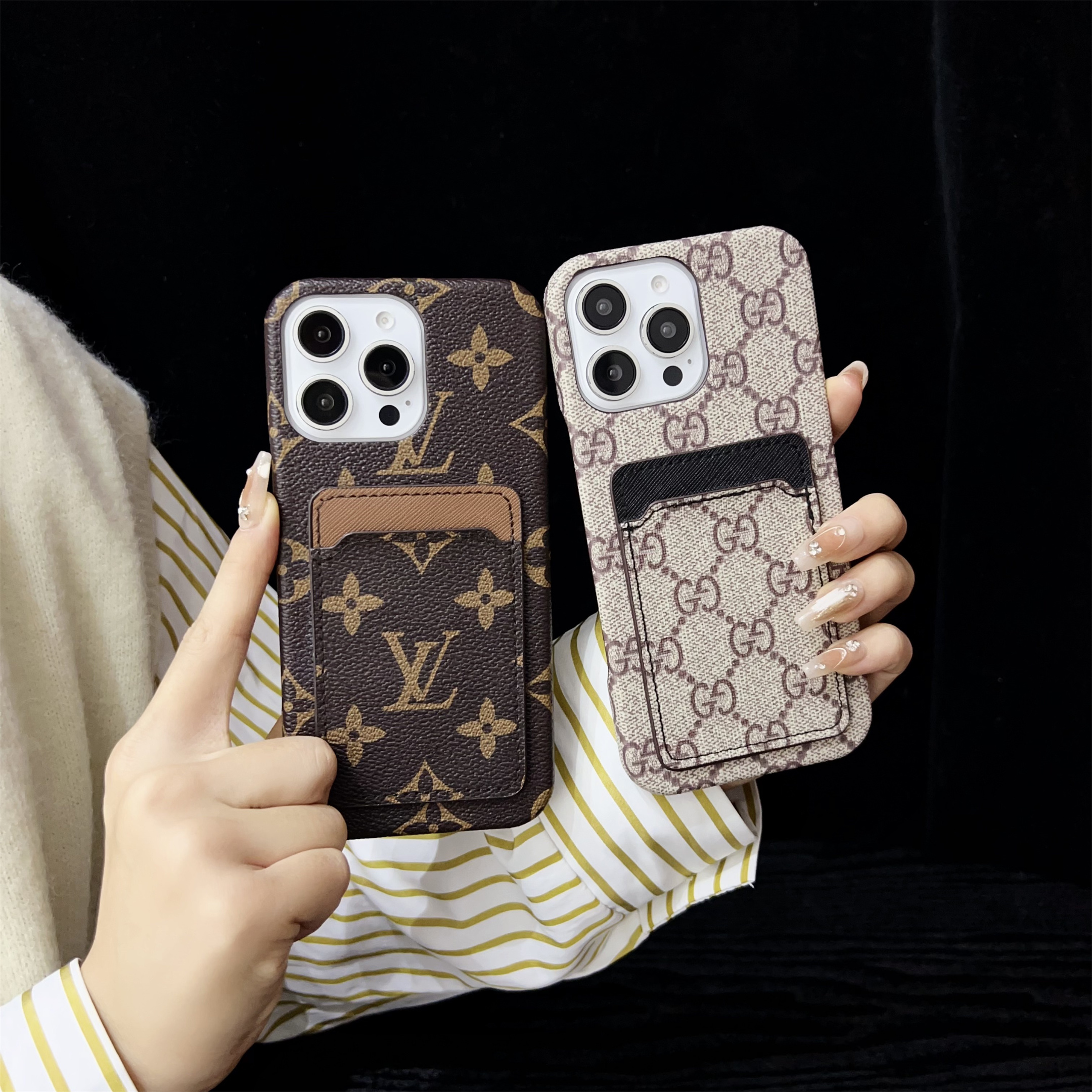 LV Card Holder iPhone Case Gucci Samsung Galaxy Cover
