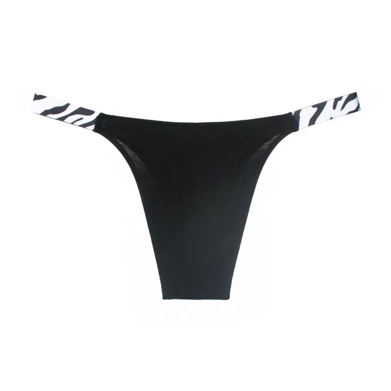 TERMEZY Women Sexy Leopard Panties Low-waist Underwear Thong Female G String Breathable Lingerie Temptation Cotton Intimates