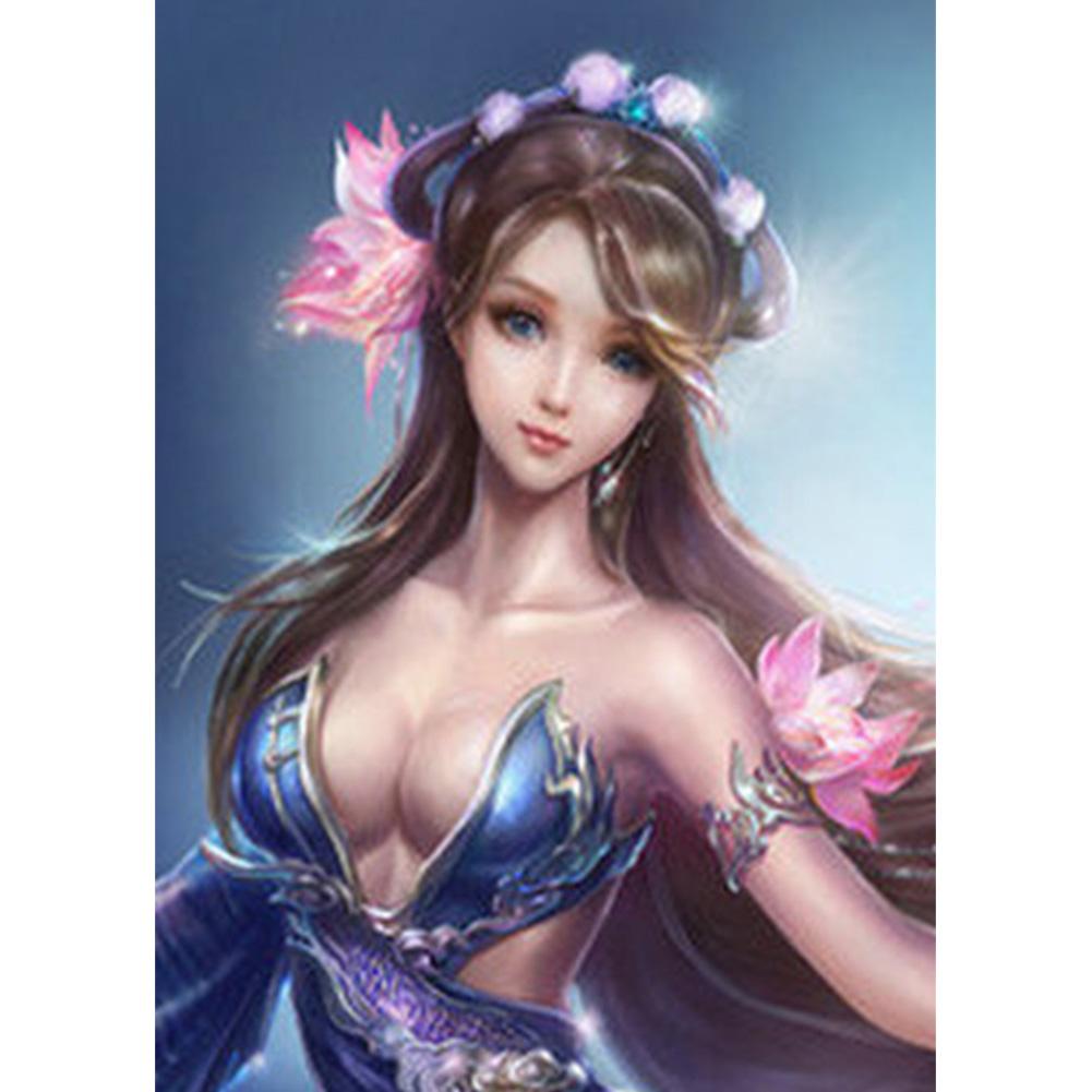 

40*30CM-Beauty-Round Drill Diamond Painting, 501 Original