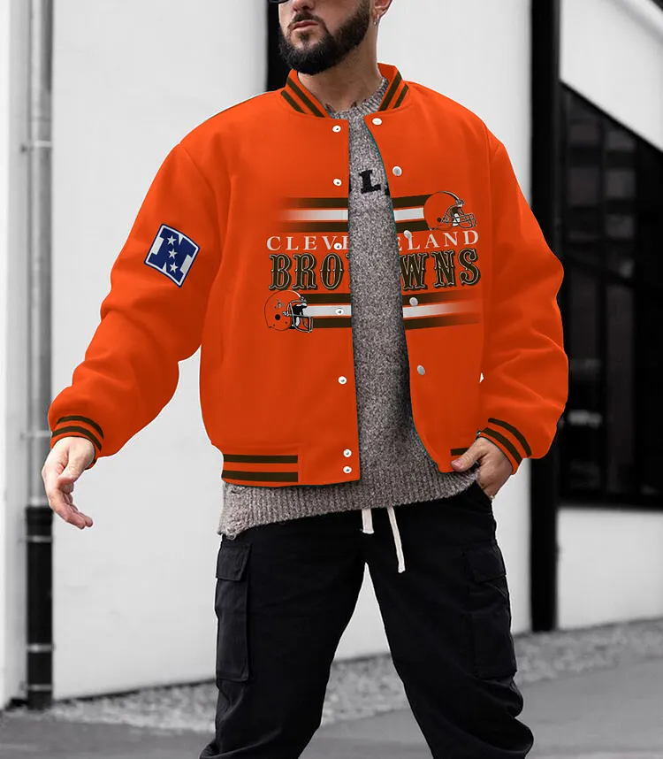 Cleveland Browns Men's Limited Edition Full-Snap Casual Jacket